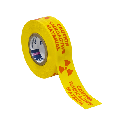 NEVS Caution Radioactive Material 3/4" x 500" T-75-rad